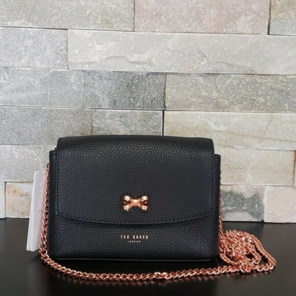 Ted Baker London Bow Leather Crossbody Bag - Picture 6 of 8